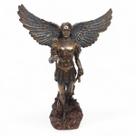 Estátueta São Miguel Arcanjo Celeste Guerreiro de Deus 32 cm