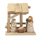 Estatueta Sculpt Christmas Manger Santo Jesus Cristo Religioso