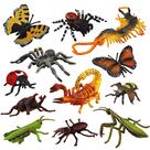 Estatueta Toy Many Realistic Bugs, 12 unidades para crianças de 3 anos ou mais