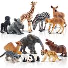 Estatuetas de Animais da Floresta Toymany - 12 Peças para Crianças