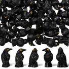 Estatuetas de corvos em miniatura Sonwyoung Black Raven 50 unidades