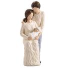 Estatuetas de Resina Elegondrar - Pais e Bebê - Decoração