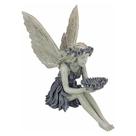 Estatuetas de resina Fairy Girl com asas 14,8 cm com tigela para jardim Estatuetas de resina Fairy Girl com asas 14,8 cm com tigela para jardim