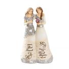Estatuetas de resina Statues Best Friends 12 cm Duas meninas com citação Estatuetas de resina Statues Best Friends 12 cm Duas meninas com citação
