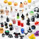 Estatuetas em miniatura ZMRU Halloween Mini Resin Animals x48