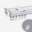Esteira de cortina TIPIACE Double Zn Alloy Polley Nano Silence