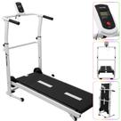 Esteira Ergométrica Mecânica Dobrável 130kg Self Machine Fitness com Display Compacta e Eficiente
