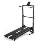 Esteira Mecânica de Caminhada Self Machine com Display Mile Fitness Ergometrica Academia Equilíbrio Constância Branca