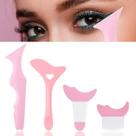Estênceis de delineador de olhos, silicone reutilizável ONEUPIN para mulheres, rosa