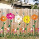 Estênceis de flores de vedação Yhliua Jumbo Girassol Floral Borboleta Floral Estênceis de flores de vedação Yhliua Jumbo Girassol Floral Borboleta Floral