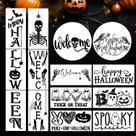Estênceis de Halloween SUNVERSE para pintar esqueletos grandes