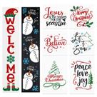 Estênceis de Natal SUNVERSE Let It Snow para pintura em madeira