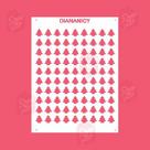 Estêncil Diananicy Nº 119 - Stencil para Decoração de Bolos e Doces com ÁRVORE SPRINKLES