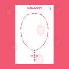 Estêncil Diananicy Nº 12 - Stencil para Decoração de Bolos e Doces