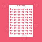 Estêncil Diananicy Nº 121 - Stencil para Decoração de Bolos e Doces ESTRELA SPRINKLES