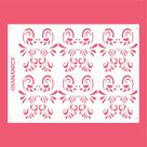 Estêncil Diananicy Nº 142 - Stencil Textura para Confeitaria Estêncil Diananicy Nº 142 - Stencil Textura para Confeitaria