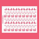 Estêncil Diananicy Nº 196 - Stencil de Páscoa com Coelhos e Ovos Estêncil Diananicy Nº 196 - Stencil de Páscoa com Coelhos e Ovos