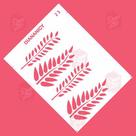Estêncil Diananicy Nº 23 - Stencil para Decoração de Bolos e Doces