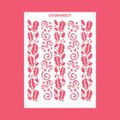 Estêncil Diananicy Nº 238 - Stencil para Decoração de Bolos e Doces Natalinos