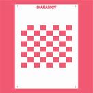 Estêncil Diananicy Nº 303 - Stencil Jogo de Xadrez para Decoração de Bolos e Doces