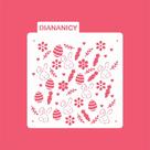 Estêncil Diananicy Nº 338 - Stencil Textura Páscoa para Decoração de Bolos e Doces Estêncil Diananicy Nº 338 - Stencil Textura Páscoa para Decoração de Bolos e Doces