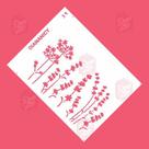 Estêncil Diananicy Nº 34 - Stencil para Decoração de Bolos e Doces