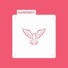 Estêncil Diananicy Nº 341 - Stencil Espírito Santo para Decoração de Bolos e Doces Estêncil Diananicy Nº 341 - Stencil Espírito Santo para Decoração de Bolos e Doces