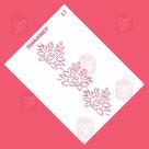 Estêncil Diananicy Nº 37 - Stencil para Decoração de Bolos e Doces