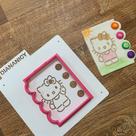 Estêncil Diananicy Nº 463 - Stencil de Pintura Hello Kitty - D250408 Estêncil Diananicy Nº 463 - Stencil de Pintura Hello Kitty - D250408