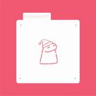 Estêncil Diananicy Nº 490 - Stencil Flork Natalino para Decoração de Bolos e Doces