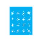 Estencil Opa Estrelas Natalinas 20x25cm Estencil Opa Estrelas Natalinas 20x25cm