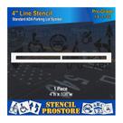 Estêncil para Pavimento Estêncil ProStore Linha de 4" Grau Profissional Estêncil para Pavimento Estêncil ProStore Linha de 4" Grau Profissional