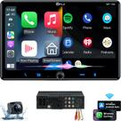 Estéreo de carro PLZ Single Din Wireless Carplay Android Auto 10.1