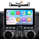 Estéreo para carro AINAVITO Jeep Wrangler JK 10" Wireless CarPlay