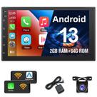 Estéreo para carro Podofo 2Din 7" Android 13 2GB/64GB com Carplay