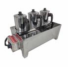 Esterilizador em Inox Banho Maria 3 Bules Leite e Café - Record
