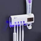 Esterilizador Escova Dental UV c/ Suporte Creme Pasta Dente