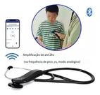 Estetoscopio Digital Inteligente Bluetooth Profissional Amplificador Sons App Android iOS