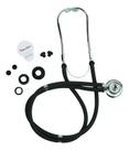 Estetoscópio Duplo Premium Preto Kit Completo Adulto Pediatrico