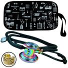Estetoscopio Rappaport Esteto Adulto Black Pediatrico Duplo Rainboow Arco Iris