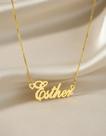 ESTHER COLAR DE NOME FOLHEADO A OURO 18k ESTHER COLAR DE NOME FOLHEADO A OURO 18k