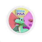 Estica e Pula Massinha 20 Gramas Dinossauro - 3825 - GELELE Estica e Pula Massinha 20 Gramas Dinossauro - 3825 - GELELE