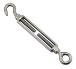 Esticador Em Aço Inox Gancho 12Mm Cabo De Aço Corda Corrente