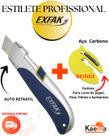 Estilete de Segurança Estilete Profissional Auto Retrátil EXFAK 15033R