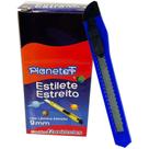 Estilete Estreito 9MM (S) C/EMBALAGEM Individual Caixa com 12