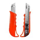 Estilete Profissional Com Trava Em Plástico e Aço 16cm Estilete Profissional Com Trava Em Plástico e Aço 16cm