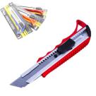 Estilete Profissional De Metal Multiuso 18mm Com Trava Corte