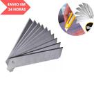 Estilete Profissional Kit 100 Lâminas 18mm Caixa Fechada