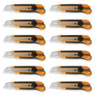 Estilete Profissional Seller EX-1100 Extra Pesado Lâmina 25mm - Kit com 12 Estilete Profissional Seller EX-1100 Extra Pesado Lâmina 25mm - Kit com 12