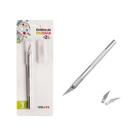 Estilete Tipo Bisturi/2 Laminas Extras Blister Leoarte